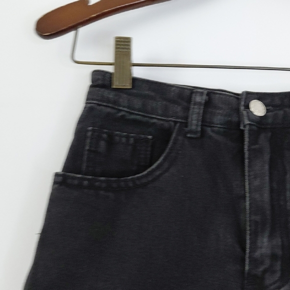 Classic Black Denim Shorts - Picture 6 of 16